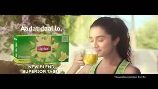 New Lipton Green Tea Lemon Zest Flavour [upl. by Brie]