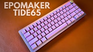 Epomaker Tide65  65 Layout Aluminium Mechanical Keyboard [upl. by Mloclam302]