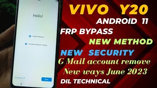 Vivo Y20 Frp bypass Android 11 New method 2023 [upl. by Sherard]