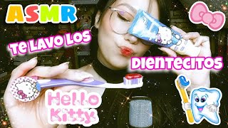 💤 ASMR casero  te lavo los dientecitos  duerme rápido y feliz 😴😴💤 [upl. by Wey]