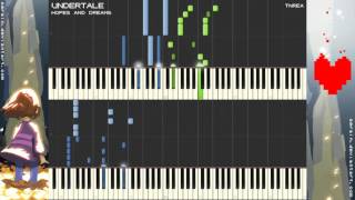 Undertale  Hopes and Dreams His Theme Improv  INTENSE for Piano [upl. by Kerrin]