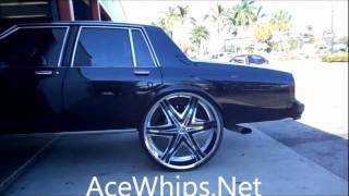 AceWhipsNET C2C Customs Black Chevy Box on 30quot Diablos [upl. by Seigler]