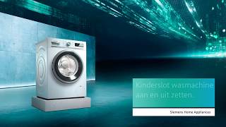 How to Het kinderslot gebruiken op een Siemens wasmachine [upl. by Barbarese]