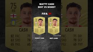 MATTY CASH BEST VS WORST CARD IN EVERY FIFA 1024 eafccash astonvilla poland [upl. by Nyluqcaj]