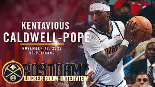 Kentavious CaldwellPope Locker Room Interview [upl. by Nilrem676]