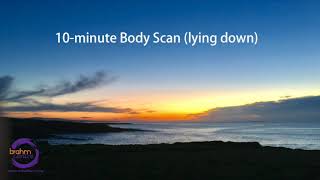 10min Body Scan Lying Down Mindfulness Practice  Angie Chew [upl. by Aspasia]