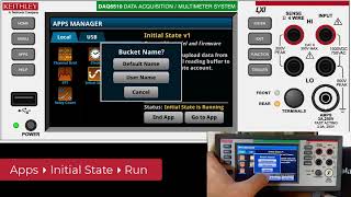 Remote Monitoring amp Alarming with Keithley DAQDMM amp Initial State [upl. by Eltsirhc]