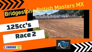 Bridgestone British Masters MX 2024 Round 3 Hawkstone Park 125cc Race 2 [upl. by Niawat]