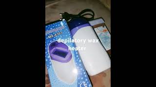 depilatory wax machine  wax heater  Anam Nawaz beauty zone [upl. by Hakeber]