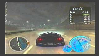 Need For Speed Underground 2 PS2 Freeway West [upl. by Laertnom]