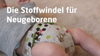 Die Neugeborenen Windel der WindelManufaktur Stoffwindeln [upl. by Bibah]