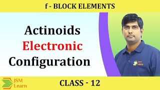 Actinoids Electronic Configurations Easy Trick [upl. by Arahc]