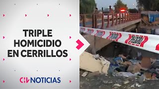 TRIPLE HOMICIDIO EN CERRILLOS Asesinaron a disparos a dos hombres y una mujer [upl. by Ais]