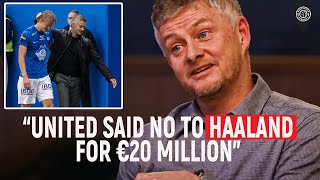 Ronaldo Haaland Deals EXPLAINED Solskjaer Interview Reaction  Man United News [upl. by Chuipek634]