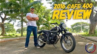 Motorstar Cafe 400 Mash Roadstar 400 Cafe Racer Review 2018 PHILIPPINES [upl. by Ahsinnor]