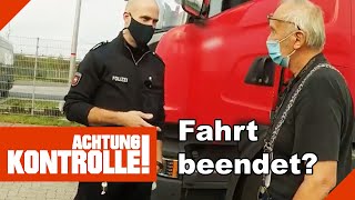 LKW Fahren ohne Fahrerlaubnis Begeht dieser Fahrer eine Straftat  Kabel Eins  Achtung Kontrolle [upl. by Ahcirt]