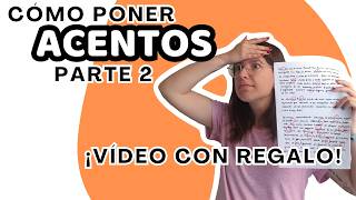 ¿Cómo poner acentos Parte 2 ¡¡CON SORPRESA FINAL [upl. by Anizor]