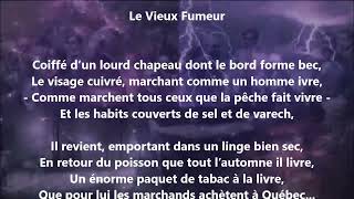 Le vieux fumeur  Blanche Lamontagne lu par Yvon Jean [upl. by Irallih]