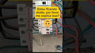 Me explica isso eletrica eletricidade eletricista disjuntor [upl. by Nnylacissej]