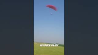 First Flight amp Crash of an Electric Paramotor [upl. by Oirretna844]