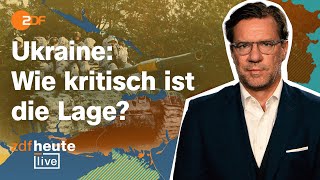 Angriffe und Ausstattung Ist Putin im Vorteil  Militärexperte Nico Lange bei ZDFheute live [upl. by Ayimat]