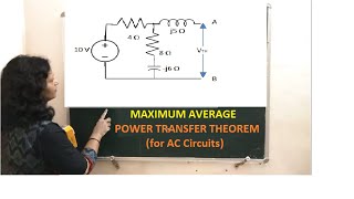 Average maximum power Ttransfer  ac circuit [upl. by Llerrahs]