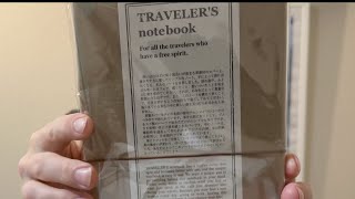 Travelers notebook unboxing [upl. by Ettenaj]