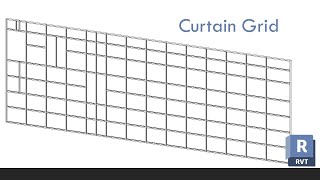 How to Add or Remove Curtain Grid in Revit 2024 [upl. by Novi]