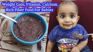 6 Month food recipe  Rich Fiber Food For babiesWeight Gain Baby food Recipes for 5 month To 1 Year [upl. by Calvo921]