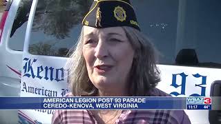 CeredoKenova American Legion Post 93 Veterans Day parade [upl. by Asiul]