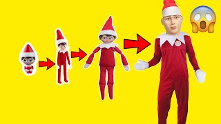 Elf on the shelf Transforms from Tiny to Giant Elf on the shelf [upl. by Way832]