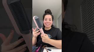 TYMO Straightening Comb vs Dyson Corrale on 3B Curly Hair [upl. by Eeroc939]