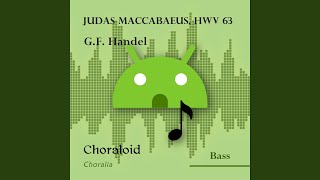 Judas Maccabaeus HWV 63 See the conquring hero comes Voice with metronome [upl. by Willette]