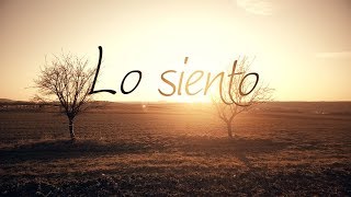 BERET  LO SIENTO VIDEOLYRICS OFICIAL LETRA [upl. by Ahsenauq]