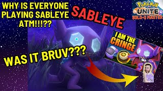 VS Crisheroes Playing BruvHD Sableye Build HARD MODE pokemon unite [upl. by Oidacra]