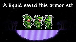 How a Liquid Saved Chlorophyte Armor  Terraria 1449 [upl. by Laumas]