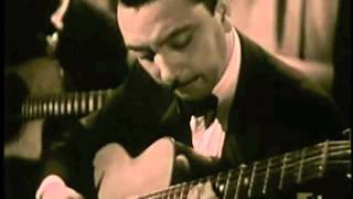 Django Reinhardt CLIP performing live 1945 [upl. by Harli]