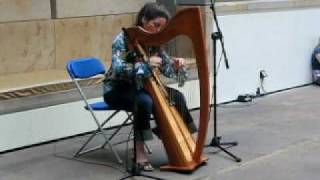 Mary Ann Kennedy played clarsach at Edinburgh Fringe [upl. by Ryhpez]