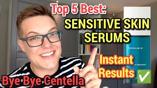 Top 5 BEST SERUMS FOR SENSITIVE SKIN [upl. by Notfol97]