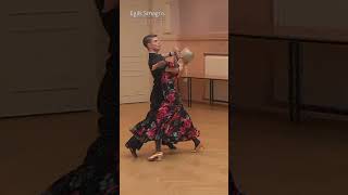 Tango Basic Choreography  Chase with Chasse Whisk Step amp Tap in PP [upl. by Ahtnamys781]