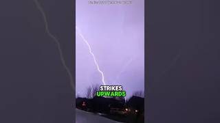 LIGHTNING strikes UPWARD😱 facts viralnature viral [upl. by Ahsenyl]