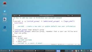 How to add new user in Arch Linux use useradd command [upl. by Gerhardine]