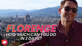 2 DAYS in FLORENCE Restaurants Attractions and More [upl. by Kendrah]