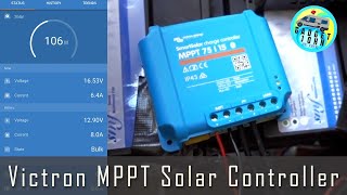 Victron MPPT ☀️Solar Controller ☀️with Bluetooth 📲 Installation amp Review [upl. by Antonella879]