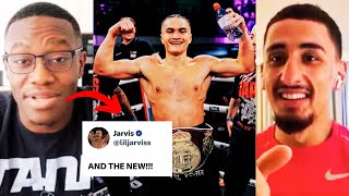 INFLUENCERS REACT TO JARVIS BEATING BDAVE  JARVIS VS BDAVE FIGHT REACTION [upl. by Elleinnad]