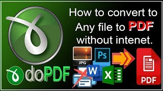 doPDF  How to install doPDF and Any File Convert PDF [upl. by Dewain]