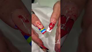 You think she killed this set nails chuckytiffany naildesigns awesomenails [upl. by Yekcor650]