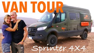 73 VAN TOUR SPRINTER 4X4 EXPEDITION Grand Canyon HYMER Taillé pour laventure [upl. by Atibat]