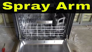 How To Replace Dishwasher Spray ArmEasy Tutorial [upl. by Ordnas]