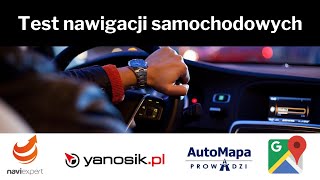 Najlepsza nawigacja samochodowa 2019 r  Automapa NaviExpert Yanosik [upl. by Leanatan]